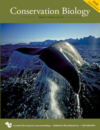 Conservation Biology (2011) Vol. 25, No. 3 Cover