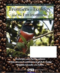 Frontiers in Ecology and the Environment (2010) Vol 8, No. 9 Cover