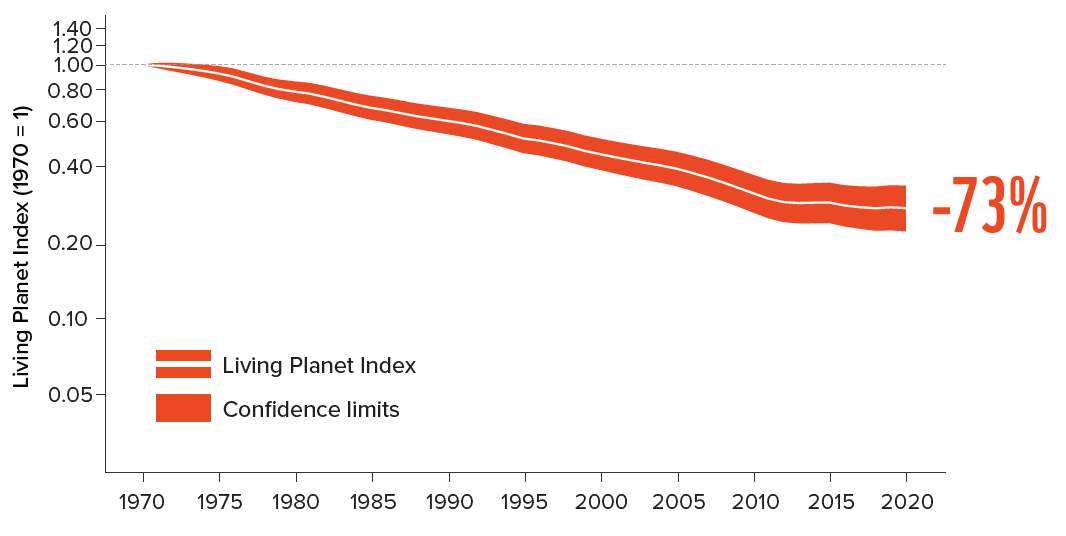 Living Planet Report 2024 global trend